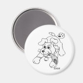 Aimant Récupérer un garçon (Recto/Verso)