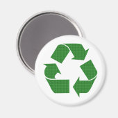 Aimant recyclage de plaid (Recto/Verso)