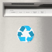 Aimant recyclage turquoise (In Situ (Lave-vaisselle))