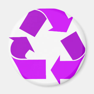 Aimant Recyclage violet
