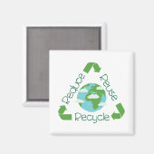 Aimant Recycle Reuse (Recto/Verso)