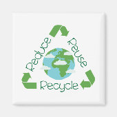 Aimant Recycle Reuse (Devant)