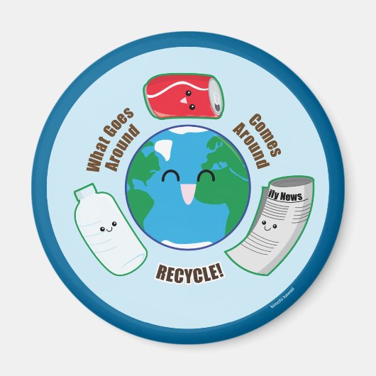 Aimant Recycler (Devant)