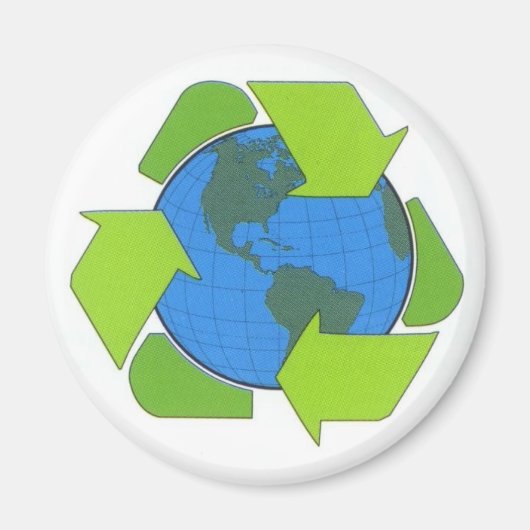 Aimant recycler la terre (Devant)