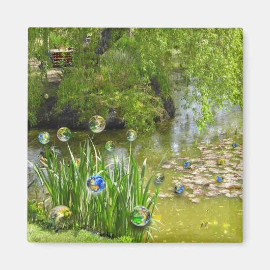 Aimant Recycler la Terre ! (Devant)