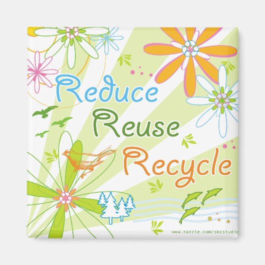 Aimant Recycler l'aimant (Devant)