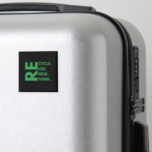 Aimant Recycler Réutiliser Renouveler Repenser Jour de la (In Situ (Bagages))