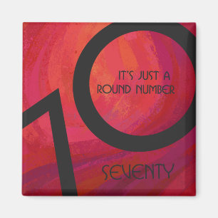 Aimant Red 70 Dix Anniversaire