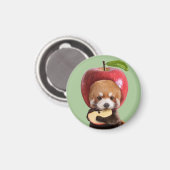 Aimant Red Apple Panda (Recto/Verso)