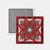 Aimant Red Black Star 2 (Recto/Verso)
