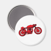 Aimant Red Cafe Racer (Recto/Verso)