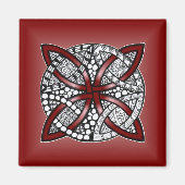 Aimant Red Celtic Knot Original (Devant)