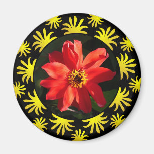 Aimant Red Dahlia (évêque de Llandaff) - v2
