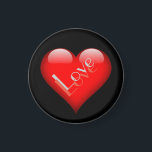 Aimant Red Heart Attractive Parisian Love Mariage<br><div class="desc">Vous pouvez facilement changer les polices et les couleurs. Vous pouvez également ajouter votre logo et l'image arrière - plan comme vous le souhaitez.</div>