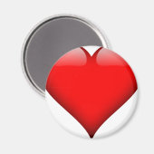 Aimant Red Heart Love (Recto/Verso)