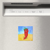 Aimant Red Hot Pepper Diva Sunny Desert (In Situ (Lave-vaisselle))