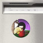 Aimant Red Kokeshi (In Situ (Lave-vaisselle))