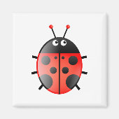 Aimant Red Ladybug (Devant)
