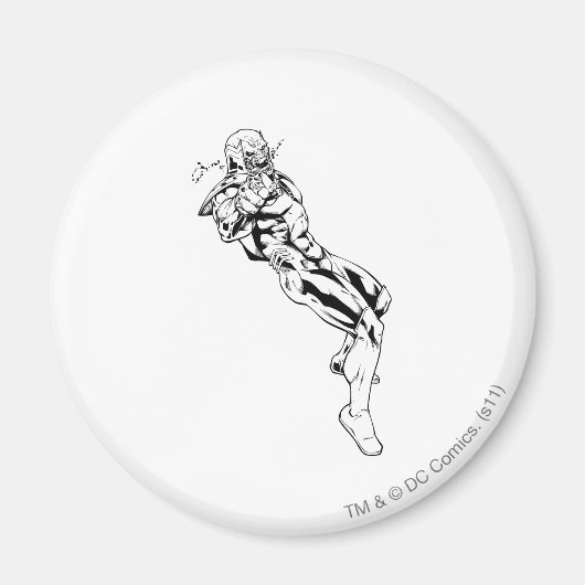 Aimant Red Lantern Corps - Rage Leaning 3 (Devant)