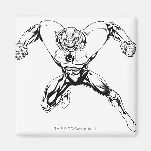 Aimant Red Lanterne Corps - Rage Jump 3 (Devant)