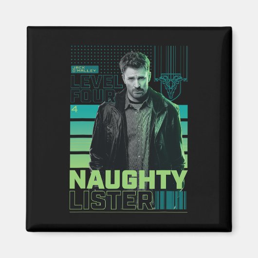 Aimant Red One - Naughty Lister (Devant)
