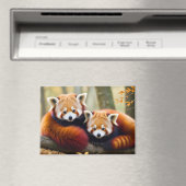 Aimant Red Panda Animal Nature Faune Affection Soin (In Situ (Lave-vaisselle))