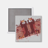 Aimant Red Panda Fury (Recto/Verso)