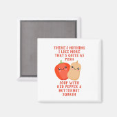 Aimant red pepper and butternut squassoup (Recto/Verso)