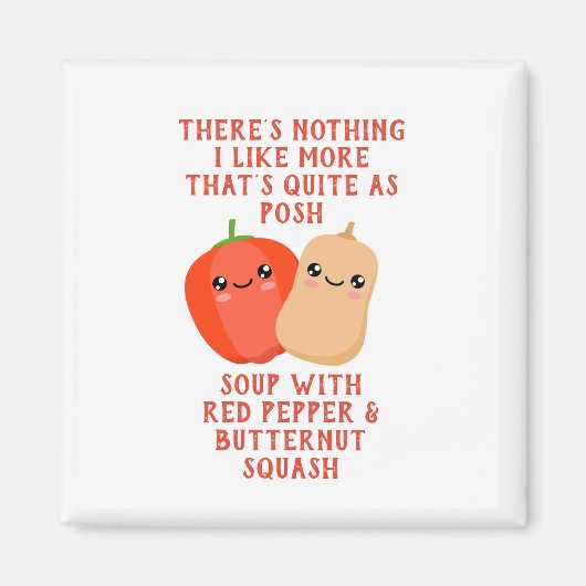 Aimant red pepper and butternut squassoup (Devant)