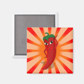 Aimant Red Pepper Superstar (Recto/Verso)