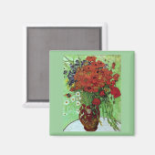 Aimant Red Poppies & Daisies (F280) Van Gogh Fine Art (Recto/Verso)
