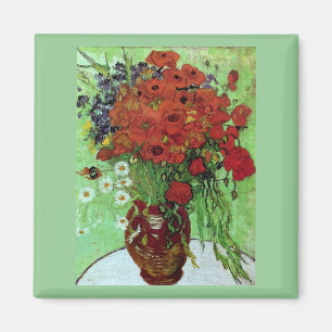 Aimant Red Poppies & Daisies (F280) Van Gogh Fine Art
