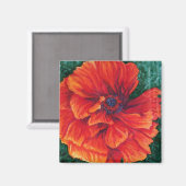 Aimant Red Poppy (Recto/Verso)