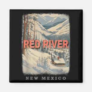 Aimant Red River New Mexico Nm Skiing Extravaganza Sd778