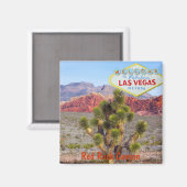 Aimant Red Rock Canyon près de Las Vegas Strip (Recto/Verso)