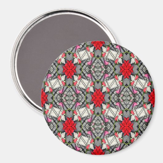 Aimant Red Roses 4 U... (Recto/Verso)