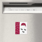 Aimant Red Santa Hat (In Situ (Lave-vaisselle))