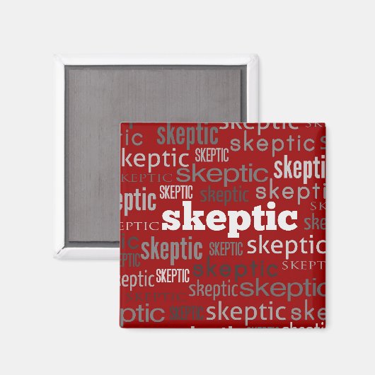 Aimant Red Skeptic (Recto/Verso)
