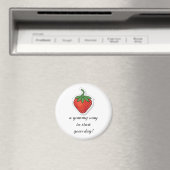 Aimant Red Sweet Strawberry - modifier l'expression (In Situ (Lave-vaisselle))