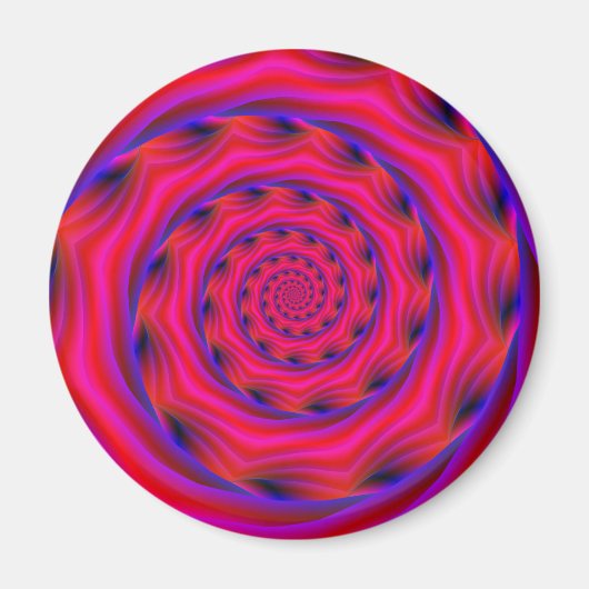 Aimant Red Violet and Blue Spiral (Devant)