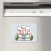 Aimant Red White Stripes Diner (In Situ (Lave-vaisselle))