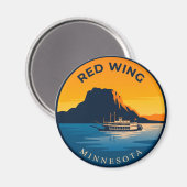 Aimant Red Wing Minnesota (Recto/Verso)