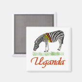 Aimant Red Zebra Series (Recto/Verso)