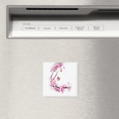 Aimant Redbud et abeille de miel-8742 (In Situ (Lave-vaisselle))