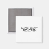 Aimant Redémarrage du système requis Machine à écrire min (Recto/Verso)