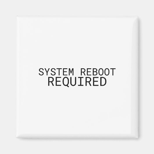 Aimant Redémarrage du système requis Machine à écrire min (Devant)