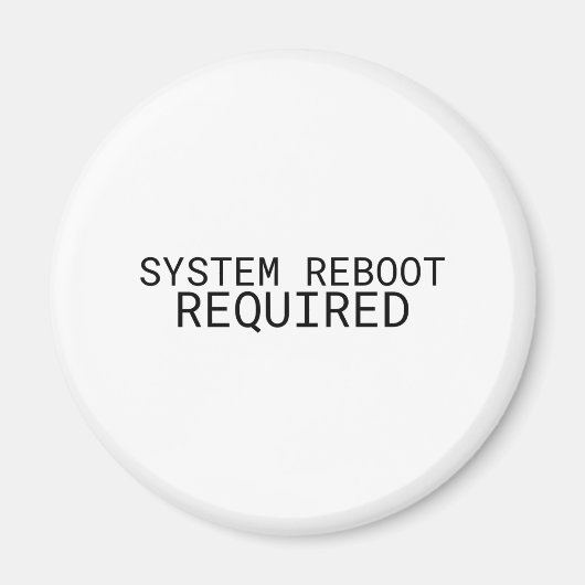 Aimant Redémarrage du système requis Machine à écrire min (Devant)