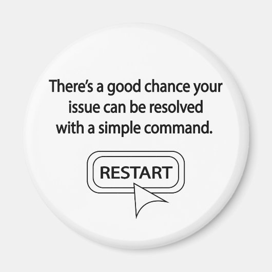 Aimant Redémarrer (Devant)