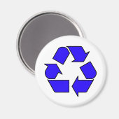 Aimant Réduire la réutilisation du logo Recycle Flèche 3R (Recto/Verso)