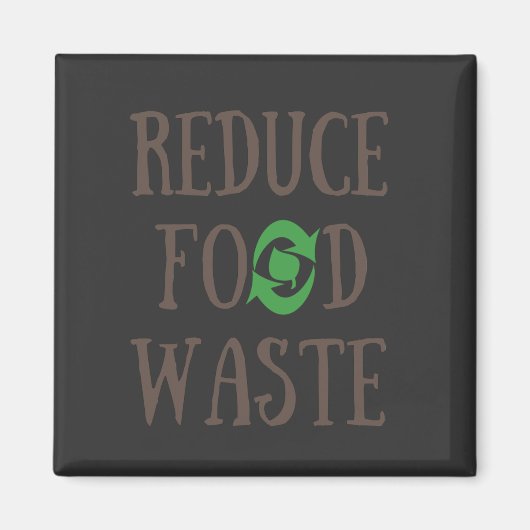 Aimant réduire les déchets alimentaires (Devant)